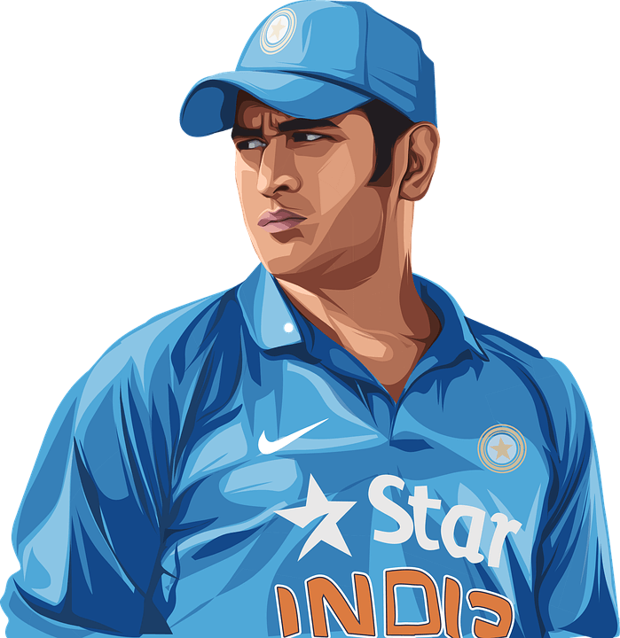 M S Dhoni Cricket PNG