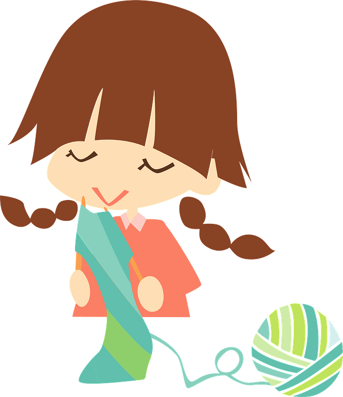 Woollen Girl PNG