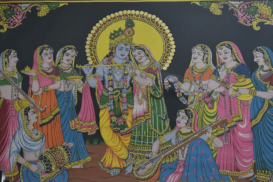 Radha Krishna Painting PNG