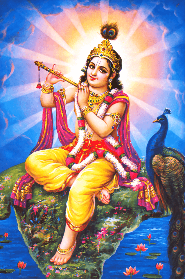 Shri Krishna Divine PNG